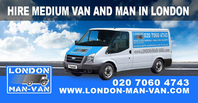 About our Medium Van and Man service in Finsbury